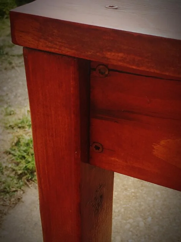 Zbliżenie drewnianej deski