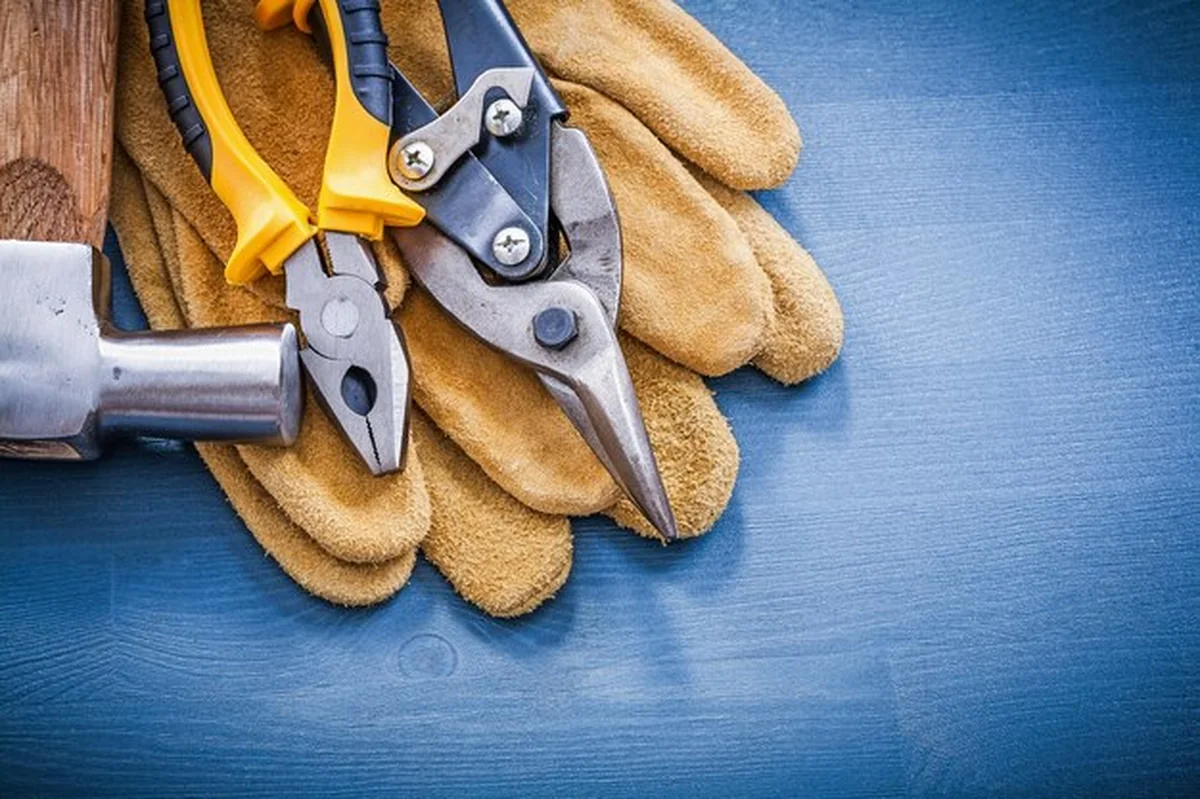 Zestaw narzędzi do naprawy koncepcji budowlanej